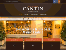 Tablet Screenshot of cantin.fr